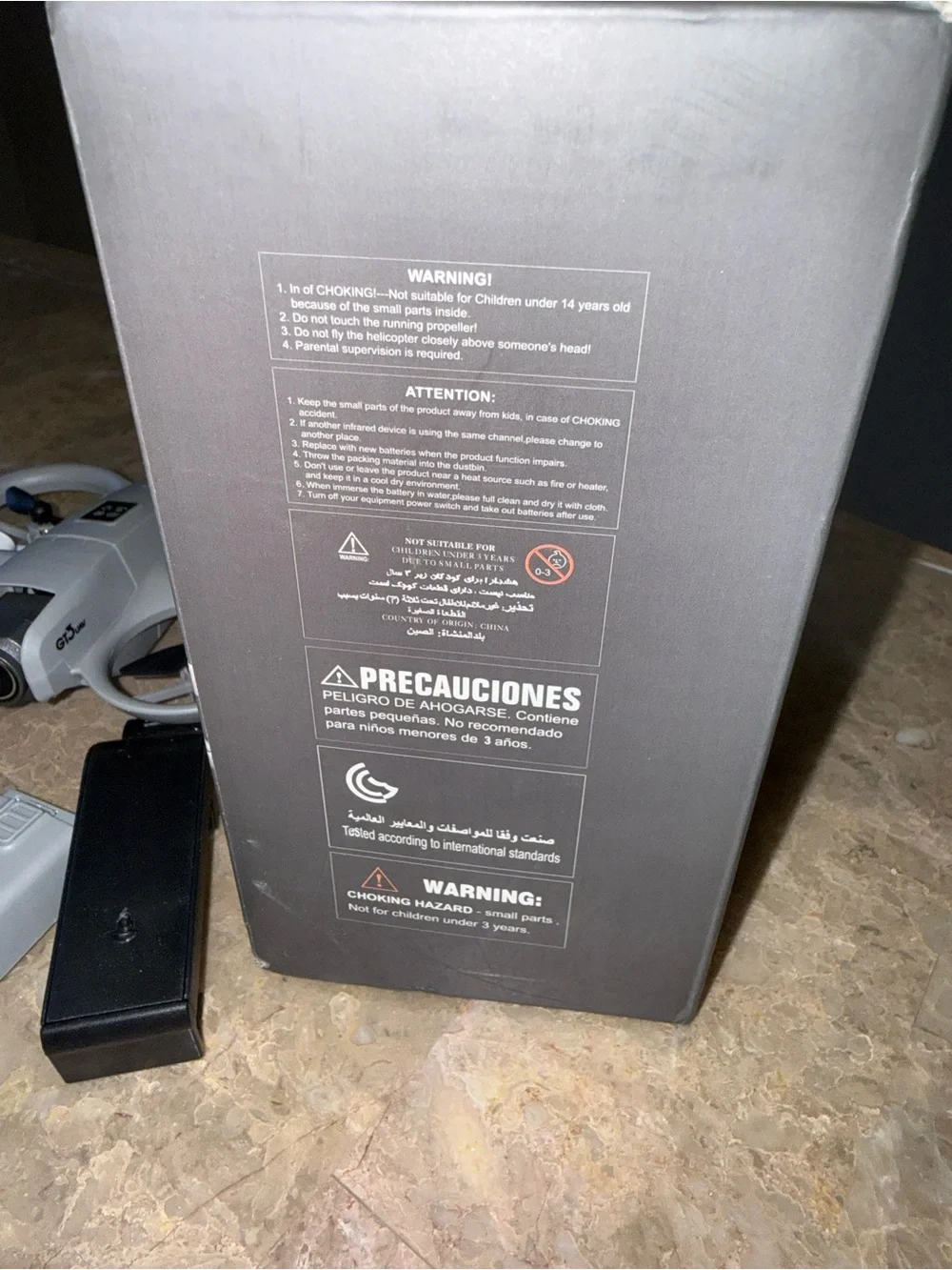 GT3 Mini Drone with Remote Controller - grey